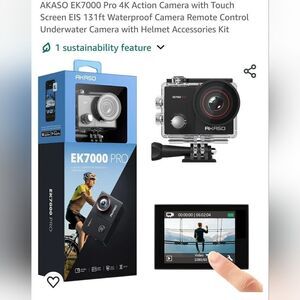 NIB Akaso video camera for action sports or underwater